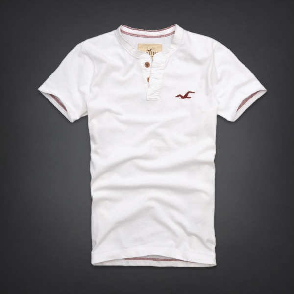 Hollister Hombres Ponte de pie de cuello Corto Remera HCO3922 Hollister Hombres Ponte de pie de cuello Corto Remera HCO3922
